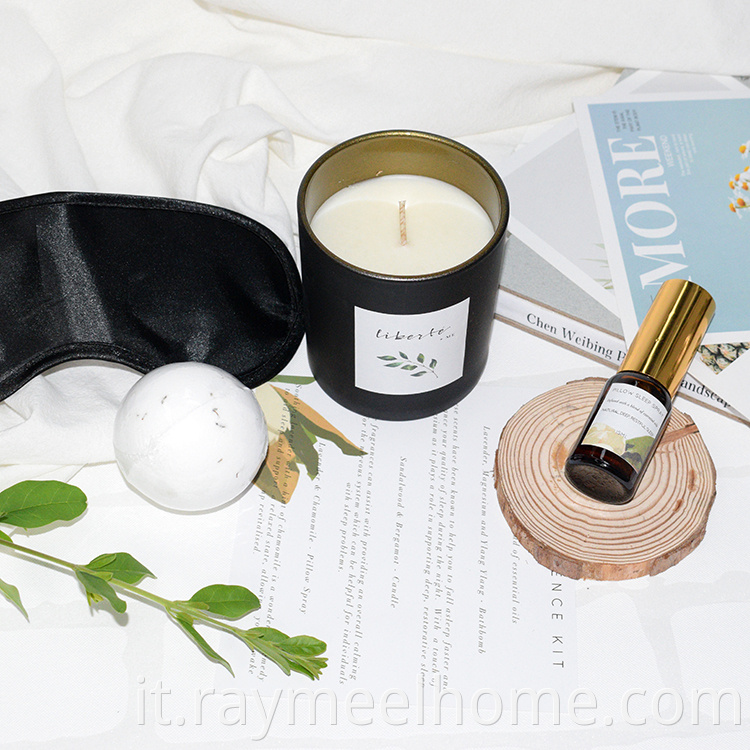 Candela di soia Set regalo Candela profumata nella scatola di carta